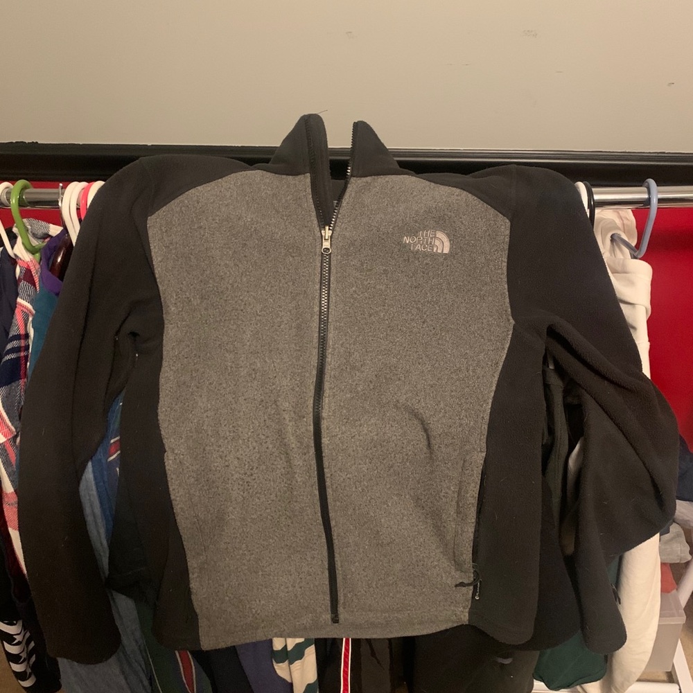 North face zip up jacket